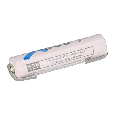 Abbildung von AAA Micro Akku LSD Plus NI MH 1,2V 800mAh U Lötfahne Low self Discharge wiederaufladbar + geringe Selbstentladung