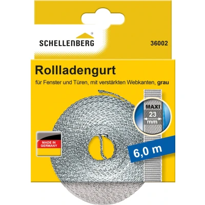 Abbildung von SCHELLENBERG Maxi Rollladengurt, zur Bedienung eines Rolladens mit Gurtwickler, 23 mm, 6 m Länge