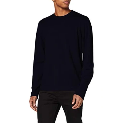 Abbildung von FALKE Herren Sweatshirt 60111 Rundhalsausschnitt Sweatshirt, Schwarz, S EU