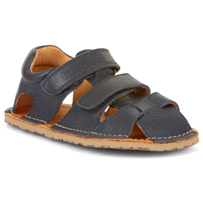 Abbildung von Froddo Flexible Barfußschuhe/Sandalen aus Leder, Doppelklett, FLEXY AVI in Dark Blue G3150263 (Dark Blue, EU Schuhgrößensystem, Grundschulkind, Numerisch, M, 27)
