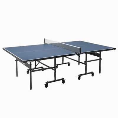 Abbildung von JOOLA Tischtennisplatte Inside 15 Tischtennistisch Indoor klappbar Schneller Aufbau inklusive Tischtennis Netz, blau, 274 x 152,5 76 cm