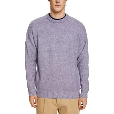 Abbildung von Esprit MIT Rundhalsausschnitt Strickpullover, Herren, Größe: XL, Light blue lavender