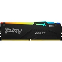 Abbildung von Kingston FURY Beast Schwarz RGB 32GB 5600MT/s DDR5 CL36 DIMM Desktop Gaming Speicher Einzelnes Modul AMD EXPO/ Intel XMP KF556C36BBE2A 32