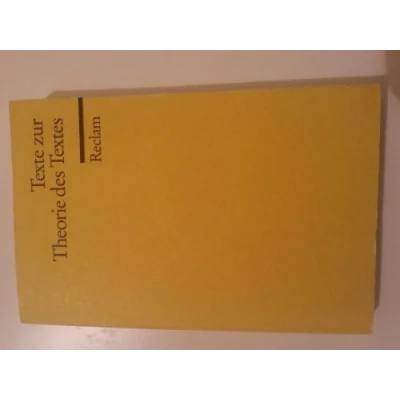 Abbildung von Texte zur Theorie des Textes (Reclams Universal Bibliothek)