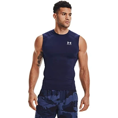 Abbildung von Under Armour UA HG COMP SL HEAT GEAR Top UN242D0UYJ11, Herren, Größe: XS, Un242d0uy j11