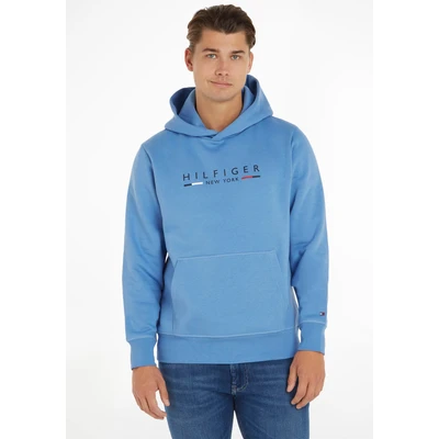 Abbildung von Tommy Hilfiger NEW YORK Hoody Sweatshirt, Herren, Größe: Large, Sky cloud