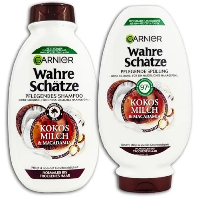 Abbildung von Garnier Wahre Schätze Pflegendes Shampoo Kokosmilch &amp; Macadamia 250ML