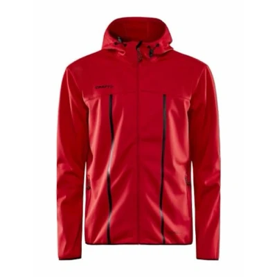 Abbildung von Craft ADV EXPLORE Softshelljacke für Herren 3XL Lychee Winddichte, wasserabweisende den täglichen Gebrauch 2 Seitentasche, 1 Innentasche Übergangsjacke