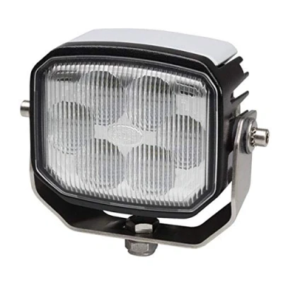 Abbildung von HELLA LED Arbeitsscheinwerfer Power Beam 1500 24V / 12V 1300lm Anbau/Schraubanschluss schwenkbarer Montagebügel weitreichende Ausleuchtung Stecker: DEUTSCH Stecker 1GA 996 288 021
