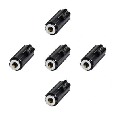 Abbildung von YUHANGCIYE Schwarzer zylindrischer Kunststoff Batteriehalter für AAA Batterien, Konverterbox, Spielzeug, Taschenlampe, Lampenadapter Gehäuse