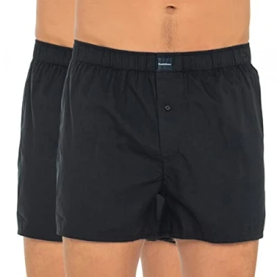 Abbildung von Bread &amp; Boxers 2 er Set Boxershorts Weiß Größe S