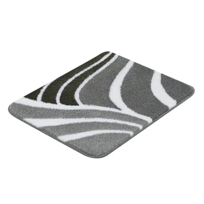 Abbildung von Kleine Wolke Badteppich Flame, 55x65 cm, Anthrazit