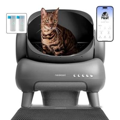 Abbildung von Neakasa M1 Oben offene Katzenklo selbstreinigend Katzentoilette XXL, Geruchsfreie, Hygienisch, App Steuerung, Große Fassungsvermögen, mit Katzenstreu Matte, Cat Litter Box für mehrere Katzen