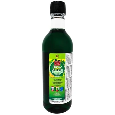 Abbildung von Birnen Slushkonzentrat 500 ml, Mischungsverhältnis 1:5 Slush Eis Crush Wassereis Granita ohne künstliche Farbstoffe für Slushie Maker