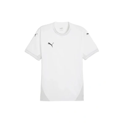 Abbildung von Puma Fussball Teamsport Sport Tshirt, Herren, Größe: Small, Weissschwarzgrau