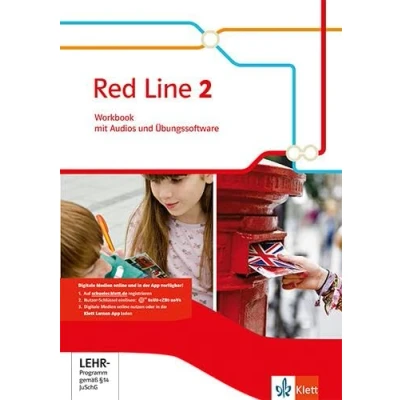 Abbildung von Red Line 2: Workbook mit Audios und Übungssoftware Klasse 6 (Red Line. Ausgabe ab 2014)