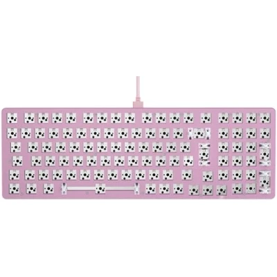 Abbildung von Glorious Gaming GMMK 2 Full Size (96%) Barebones (Frame Only) Mechanisches Tastaturgrundgerüst, Fullsize (96%), Aluminium, individuell anpassbar, RGB, International/ISO Layout Rosa