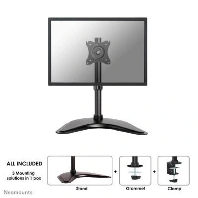 Abbildung von Neomounts NM D335BLACK Monitor Tischhalterung