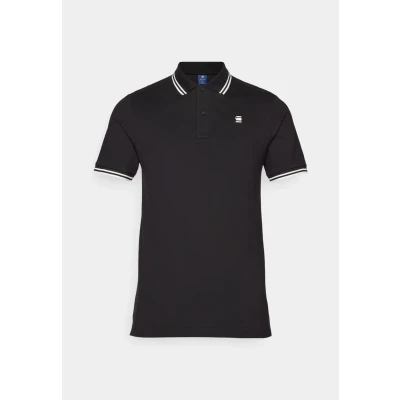 Abbildung von G STAR Dunda SLIM Stripe Poloshirt, Herren, Größe: XXL, Schwarz