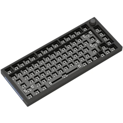 Abbildung von Glorious Gaming GMMK PRO 75% Barebones (Frame Only) Modulares mechanisches Keyboard, 1,5 kg schwer, RGB, voll anpassbar, unterstützt 5 polige Schalter, Amerikanisch/ANSI Layout Schwarz