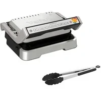 Abbildung von Tefal Kontaktgrill &quot;GC773D OptiGrill 2 in 1 mit Grillzange&quot;, 2100 W, intelligenter Grill &amp; BBQ, aufklappbar, 9 Auto Programme