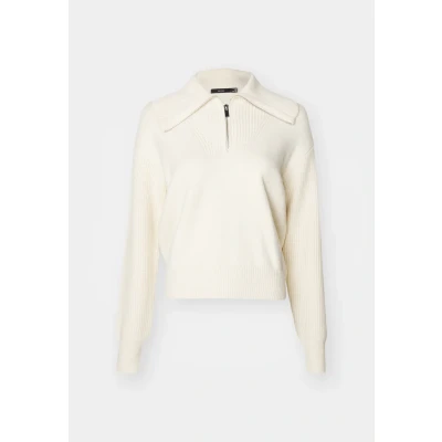 Abbildung von Vero Moda Vmilisa ZIP Highneck Strickpullover, Damen, Größe: XS, Birch