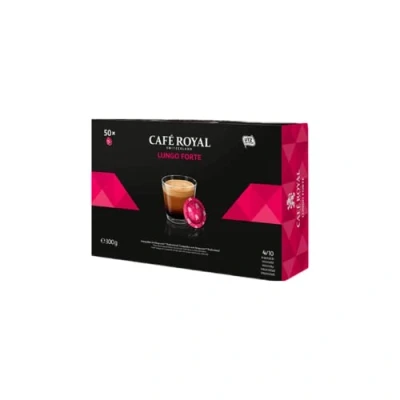 Abbildung von Kaffee Royal Lungo Forte 50 Kaffeekapseln