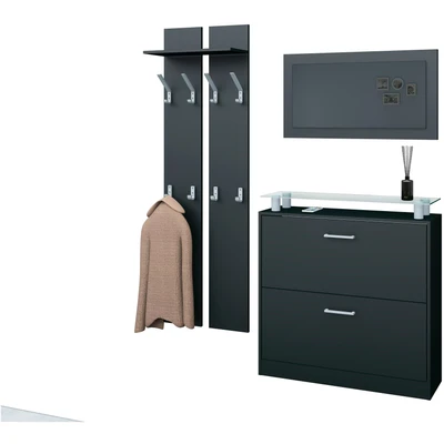 Abbildung von borchardt Möbel Garderoben Set &quot;Finn&quot;, (Set, 3 St.)