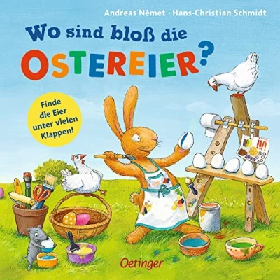 Abbildung von Wo sind bloß die Ostereier?: Pappbilderbuch Klassiker mit Suchklappen für Kinder ab 2 Jahren