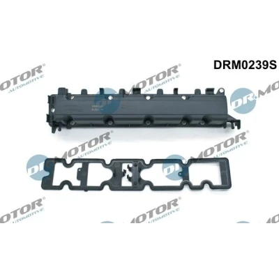 Abbildung von DR.MOTOR AUTOMOTIVE DRM0239S Zylinderkopfhaube Auslassseite mit Dichtungen, ohne Ölzulaufleitung PEUGEOT: 308 I Schrägheck, SW, 307 SW
