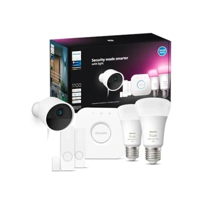 Abbildung von Philips Hue Secure Starterkit White and Color E27