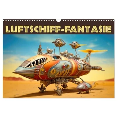 Abbildung von Luftschiff Fantasie (Wandkalender 2025 DIN A3 quer), CALVENDO Monatskalender