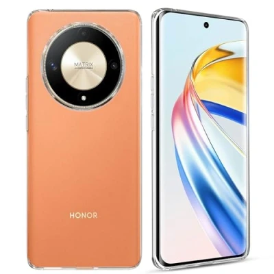 Abbildung von FDHYFGDY Hülle für Honor Magic 6 Lite 5G Schutzhülle, transparente stoßfeste Silikon klare, dünne, weiche TPU Stoßstangenabdeckung
