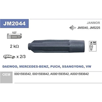 Abbildung von Stecker, Zündspule JANMOR JM2044