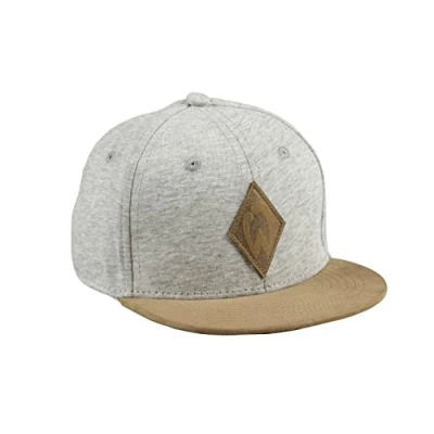 Abbildung von Soulbuddy Kinder Cap Unisex Kinderkappe Schirmmütze für Jungen &amp; Mädchen Trendiger Sonnenhut Outdoor Freizeit Hellgrau Größe S