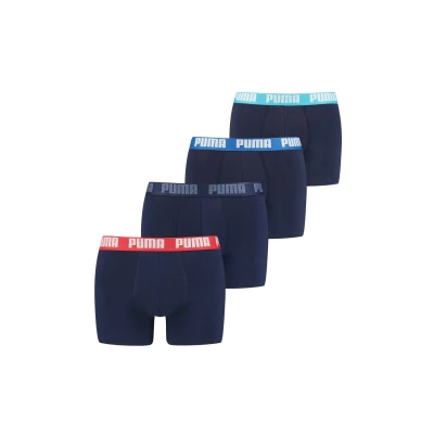 Abbildung von Puma Basic ECOM 4 PACK Panties, Herren, Größe: Medium, Navy