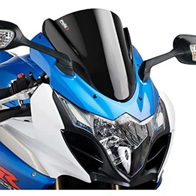 Abbildung von Puig 4933N Kuppel Racing Suzuki GSX R1000 09 14, Schwarz