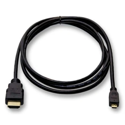 Abbildung von SvediTec HDMI Kabel passend für Sony ZV 1 Digitalkamera Micro D vergoldete Kontakte Länge 3m