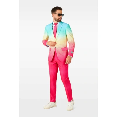 Abbildung von Opposuits Funky FADE Sakko, Herren, Größe: 48, Pink