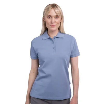 Abbildung von HRM Damen Heavy W Polohemd, Sky Blue, XS