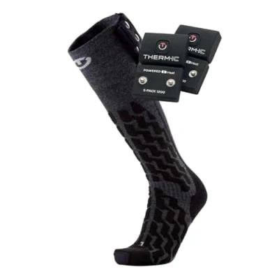 Abbildung von Therm ic Powersock Set Heat Fusion Uni + S Pack 1200 (Schwarz 45 47 One Size)