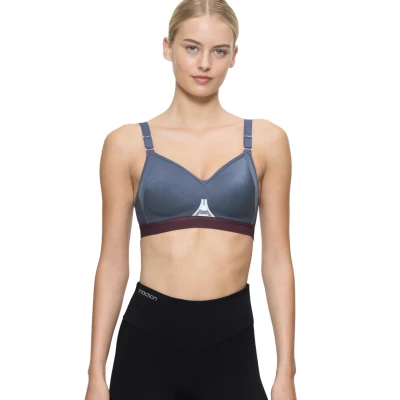 Abbildung von triaction by Triumph Gravity LITE Sportbh mit starker Stützkraft, Damen, Größe: 70D, Crown blue