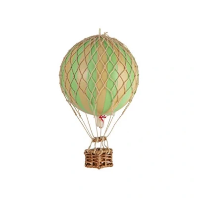 Abbildung von Authentic Models Deko Heißluftballon Floating The Skies AP160G Durchmesser 8 cm Grün Miniatur