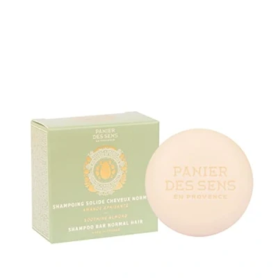 Abbildung von Panier des Sens Festes Shampoo Trockenes Haar Honig Made in France Haarshampoo damen und Männer 75g ohne sulfate parabene silikone (Mandel)