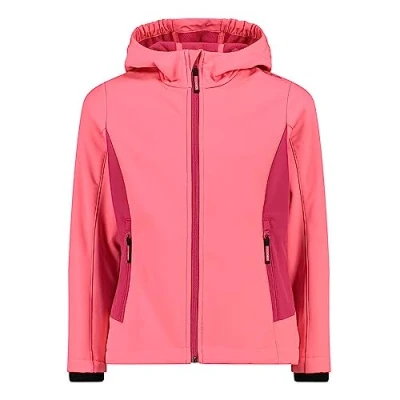 Abbildung von CMP Kid G Jacke mit fester Kapuze, Glanz Fuxia, 98