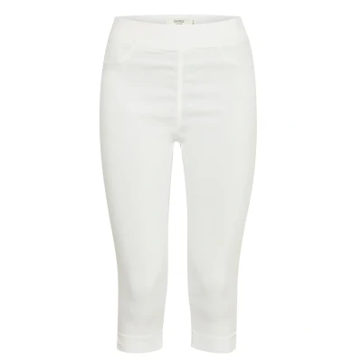 Abbildung von Oxmo Oxkeana Jeans Shorts, Damen, Größe: Small, Optical white