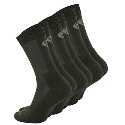 Abbildung von STARK SOUL 3 Paar Merino Socken, Damen &amp; Herren Trekkingsocken aus Merinowolle, Funktionssocken, grün, Gr. 39 42
