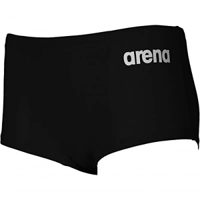Abbildung von Arena Badeanzug Solid Squared Jr, Kinder, Blau (Navy/Weiß)
