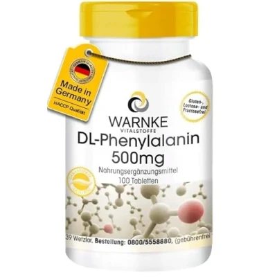Abbildung von Dl phenylalanin 500 mg Tabletten 100 St