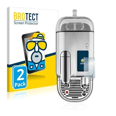 Abbildung von BROTECT Entspiegelungs Schutzfolie für Sage Nespresso Creatista Pro (2 Stück) Matte Displayschutz Folie, Anti Reflex, Fingerprint